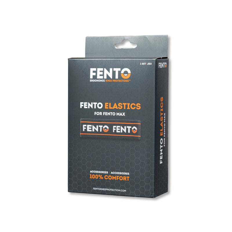 Fento Kniebeschermer Set Elastieken Max 054 (NIEUW) Zwart