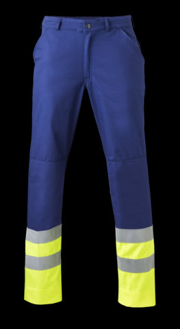 Havep High Visibility Broek 8397 Marine/Fluo geel C7B