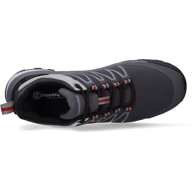 FootFellas Jack F121001-084 S3S Grijs/Zwart/Rood