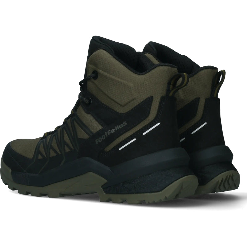 FootFellas Duncan F121004 S7S Zwart/Olijf