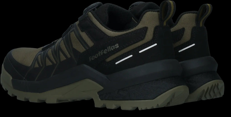 FootFellas Max F121005 S7S Disc sluiting Zwart/Olijf