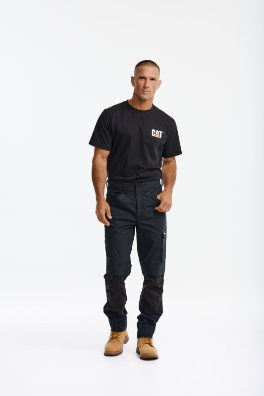 CAT Nexus Knee Pocket Stretch Trouser 1080051 Zwart 10158