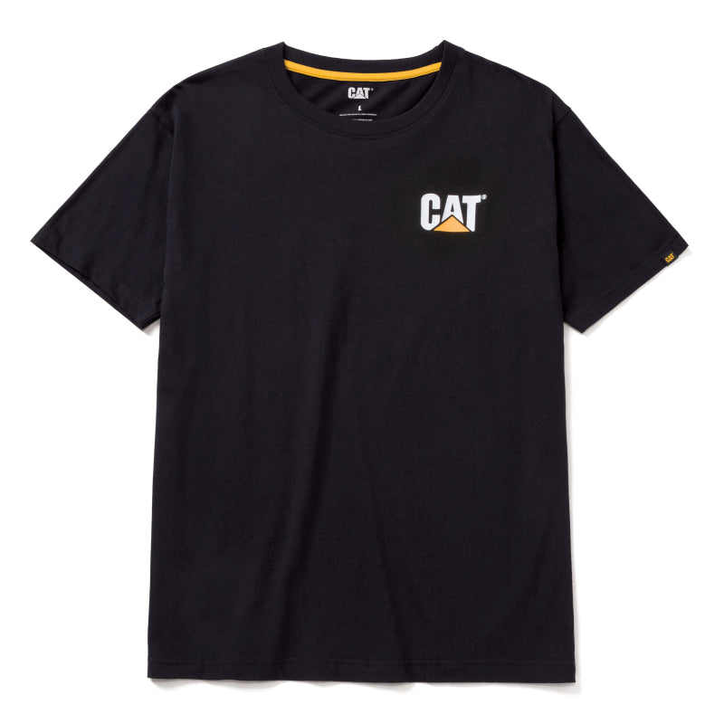 CAT Trademark Tee W05324 Dark Heather 004