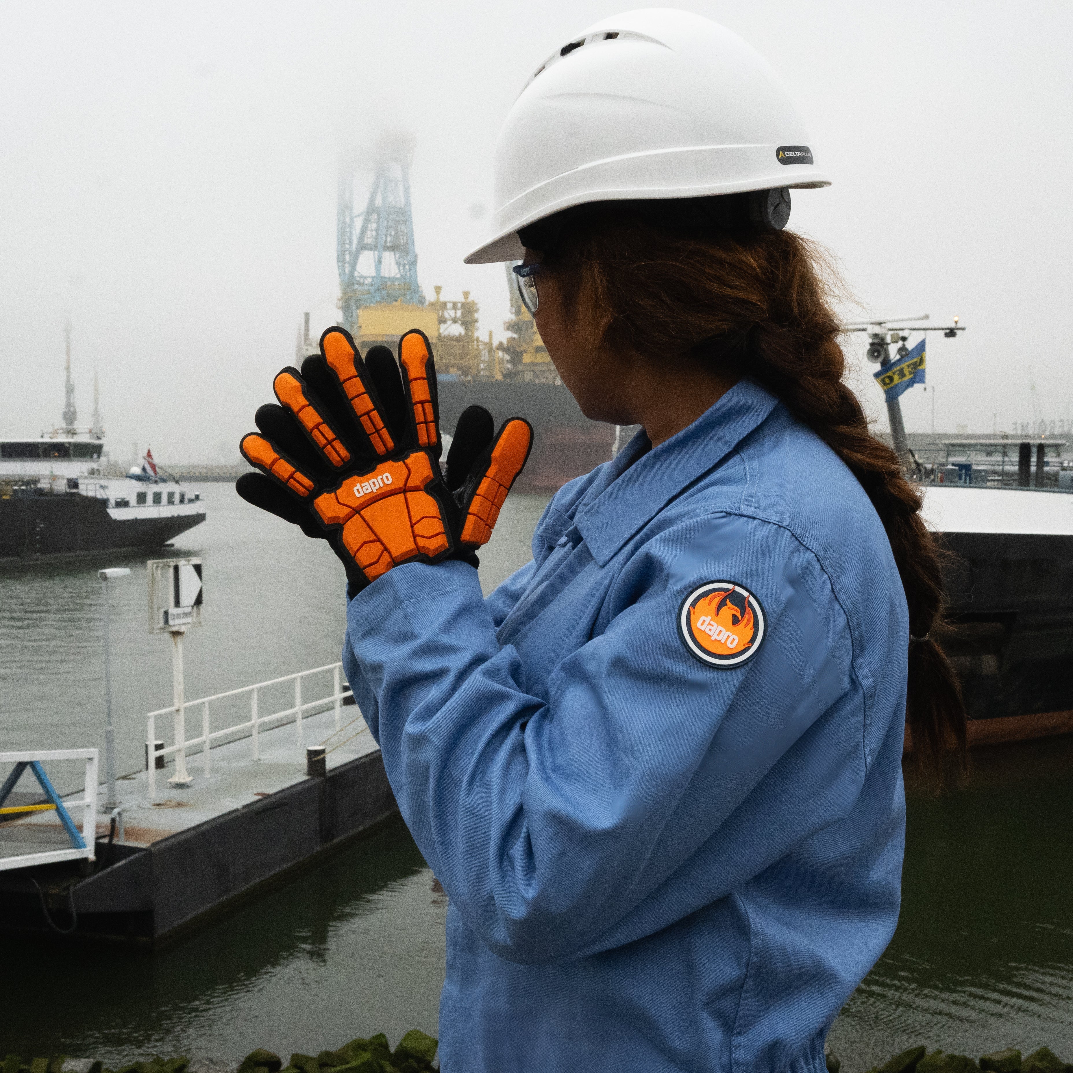 Dapro Worker 1 overall met kniebeschermerzakken