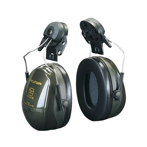 3M Peltor Optime II H520P3E earmuff with helmet attachment