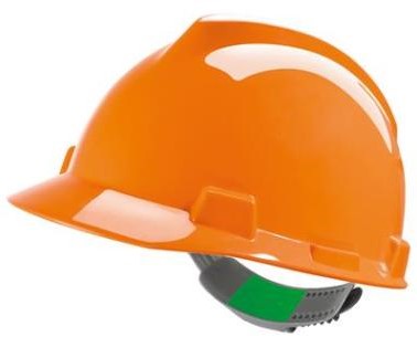 MSA V-Gard Safety Helmet with Push-Key Interior