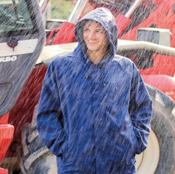 Unpredictable weather? Stay dry and cool on the job site