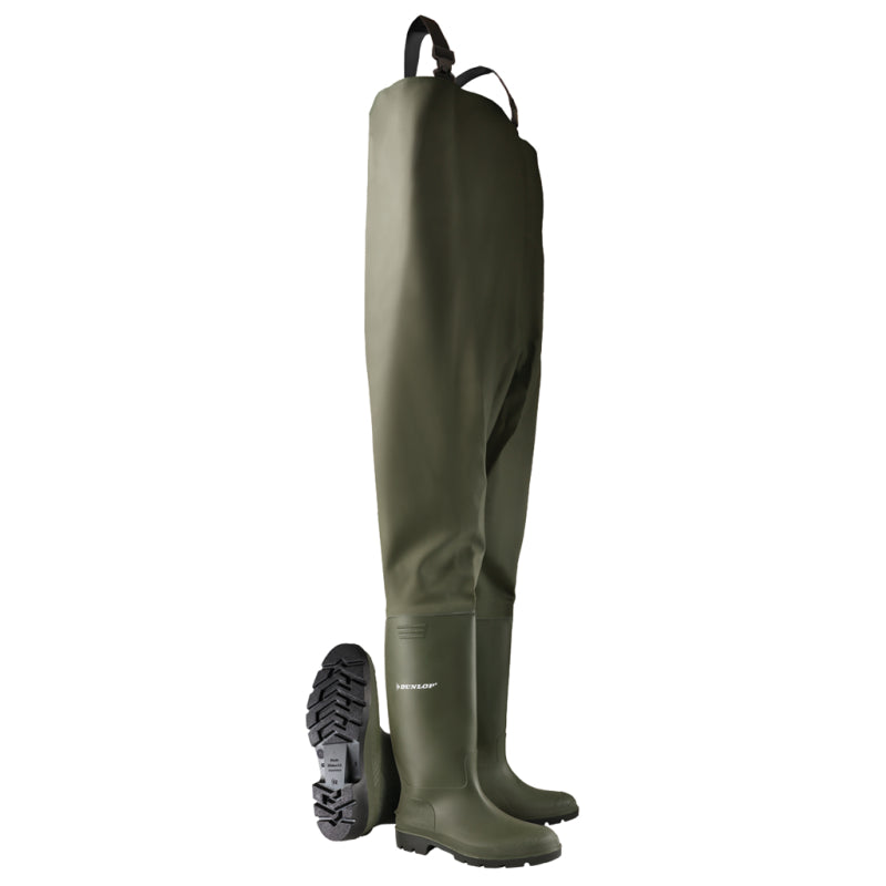 Dunlop 388VP Waadpak Pricemastor Chest Wader Groen