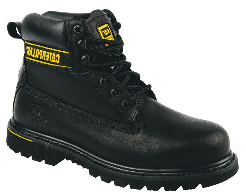 Cat Holton Hoog 708030 Goodyear Welted zool S3 Zwart