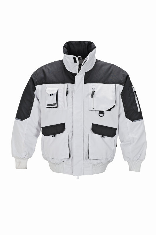 Terrax Pilot Werkjas 4629 0162 Wit/Grijs