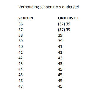 Zandstra Ballangrud 9877 (schoen + los onderstel)  Zwart