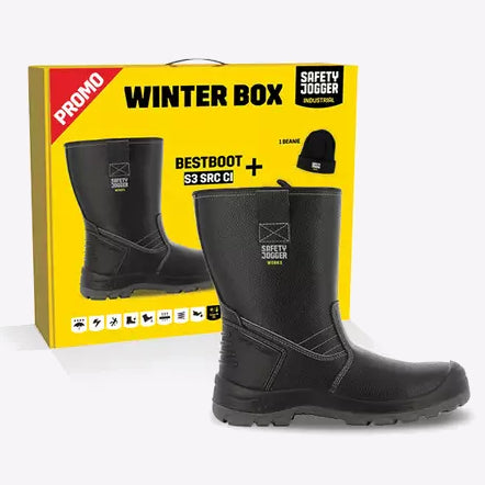 Safety Jogger BestBoot Laars S3 Winter Box Zwart