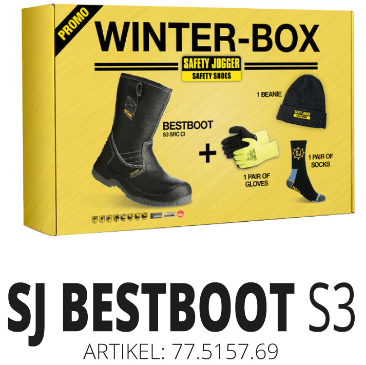 Safety Jogger BestBoot Laars S3 Winter Box Zwart