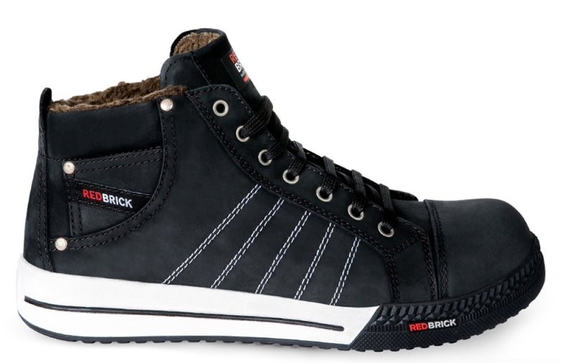 Redbrick Ice Sneaker Hoog S3 Gevoerd Zwart