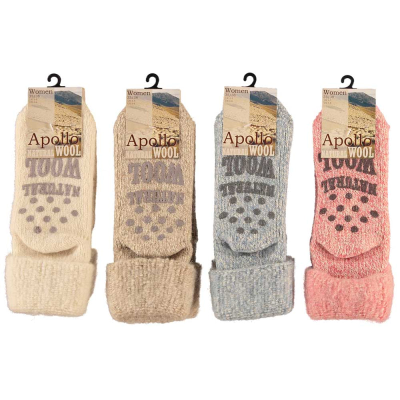 Apollo 000124356001 Wollen Huissokken Fashion Assorti