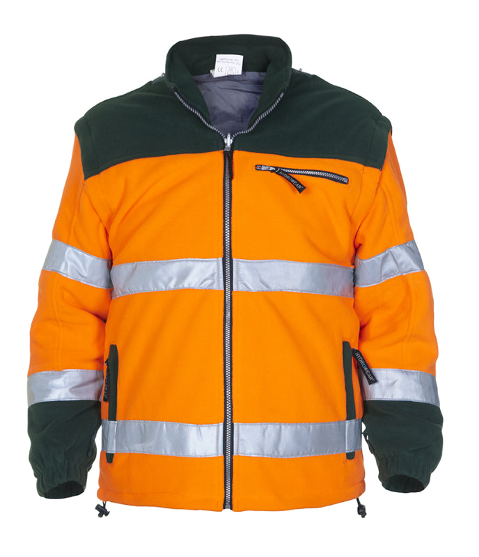 Hydrowear Simply No Sweat Hi-Vis Fleece Fulham Fluo Oranje/Groen 04026012