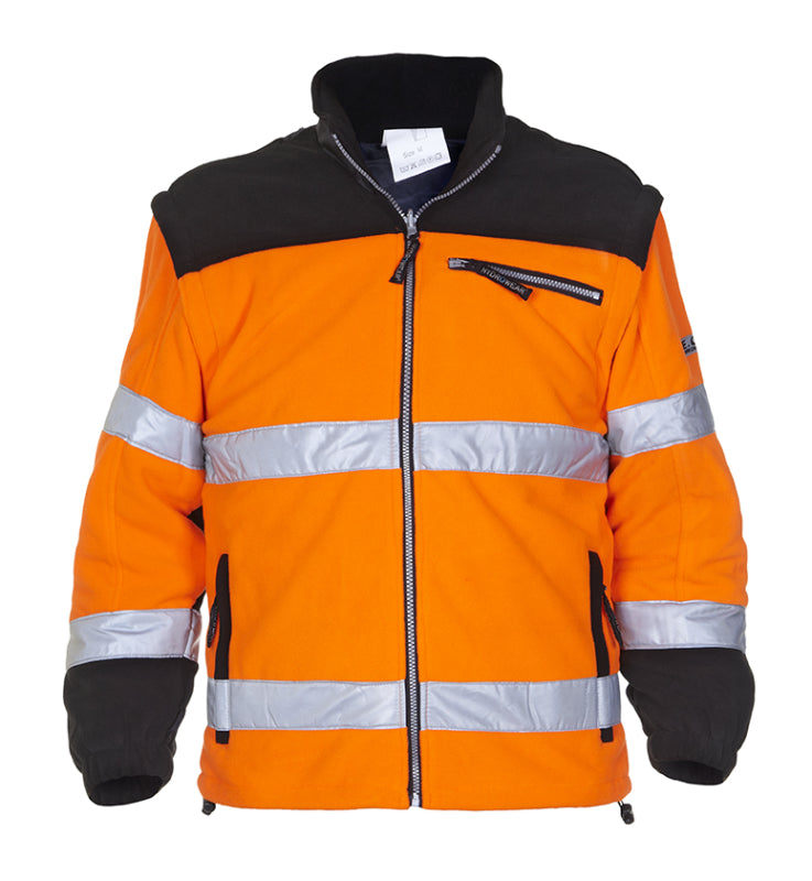 Hydrowear Simply No Sweat Hi-Vis Fleece Freiburg Fluo Oranje/Zwart 04026009