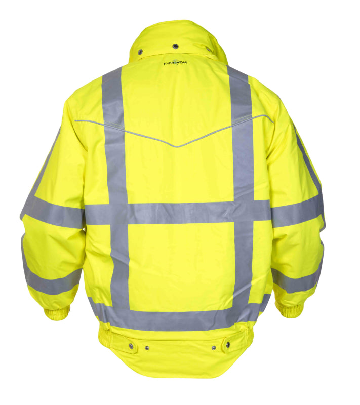 Hydrowear Simply No Sweat Hi-Vis Pilotjack Foxhol Fluo Geel 04021602