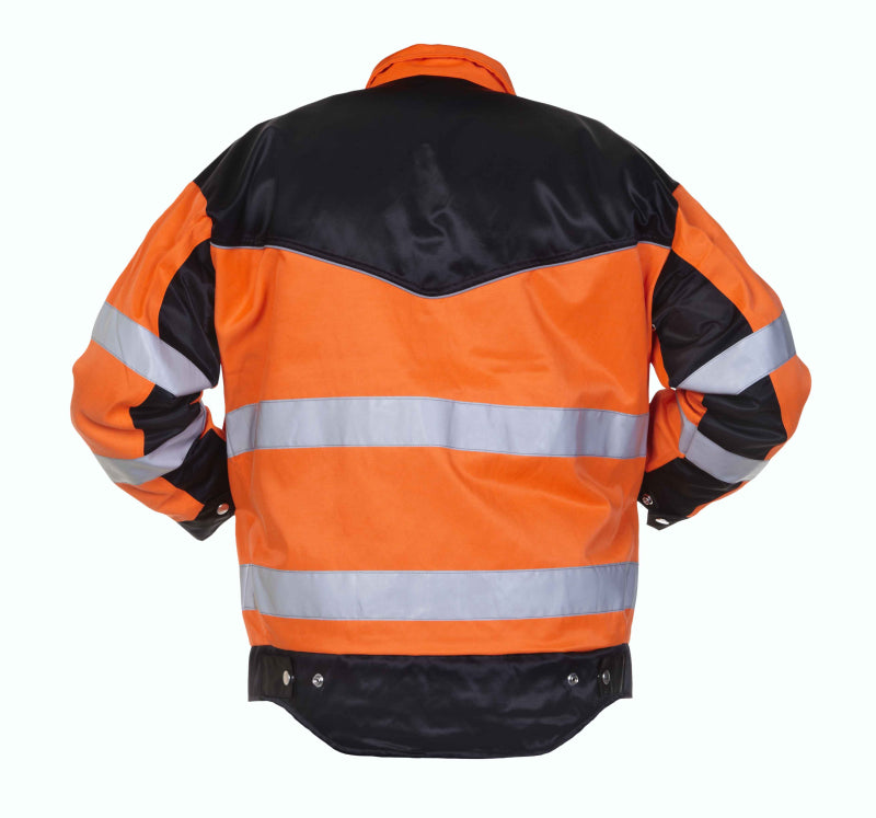 Hydrowear Beaver Hi-Vis Zomerjas Hull Fluo Oranje/Zwart 045459