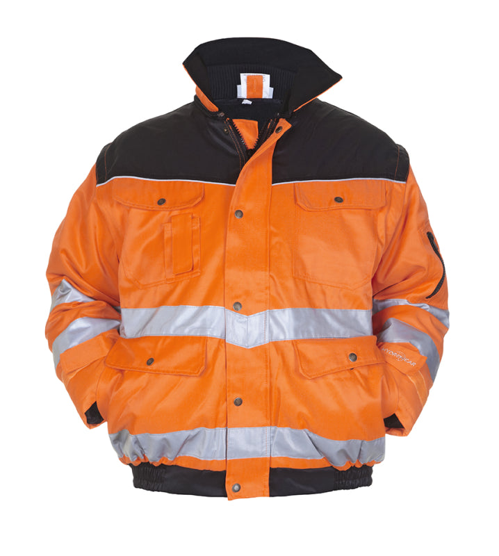 Hydrowear Beaver Hi-Vis 4 in 1 Pilotjack Halifax Fluo Oranje/Zwart 047458