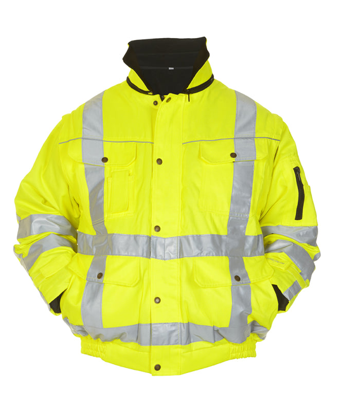 Hydrowear Beaver Hi-Vis 4 in 1 Pilotjack Aberdeen Fluo Geel 047482