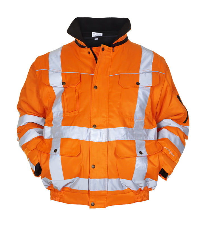 Hydrowear Beaver Hi-Vis 4 in 1 Pilotjack Aberdeen Fluo Oranje 047455