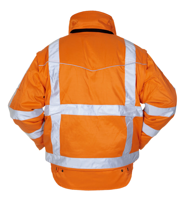 Hydrowear Beaver Hi-Vis 4 in 1 Pilotjack Aberdeen Fluo Oranje 047455