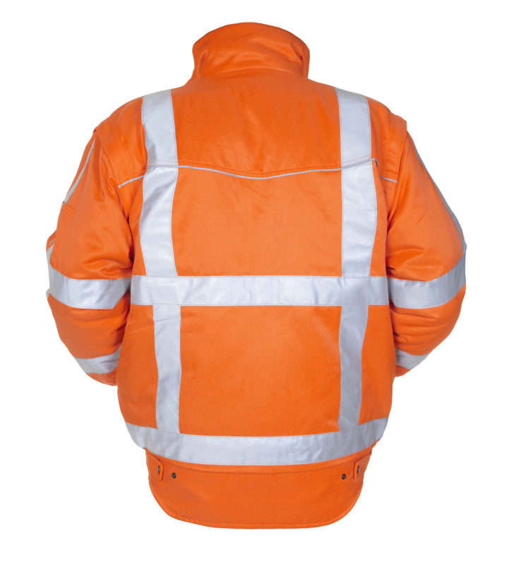 Hydrowear Beaver Hi-Vis 3 in 1 Pilotjack Leiden RWS Fluo Oranje 047466