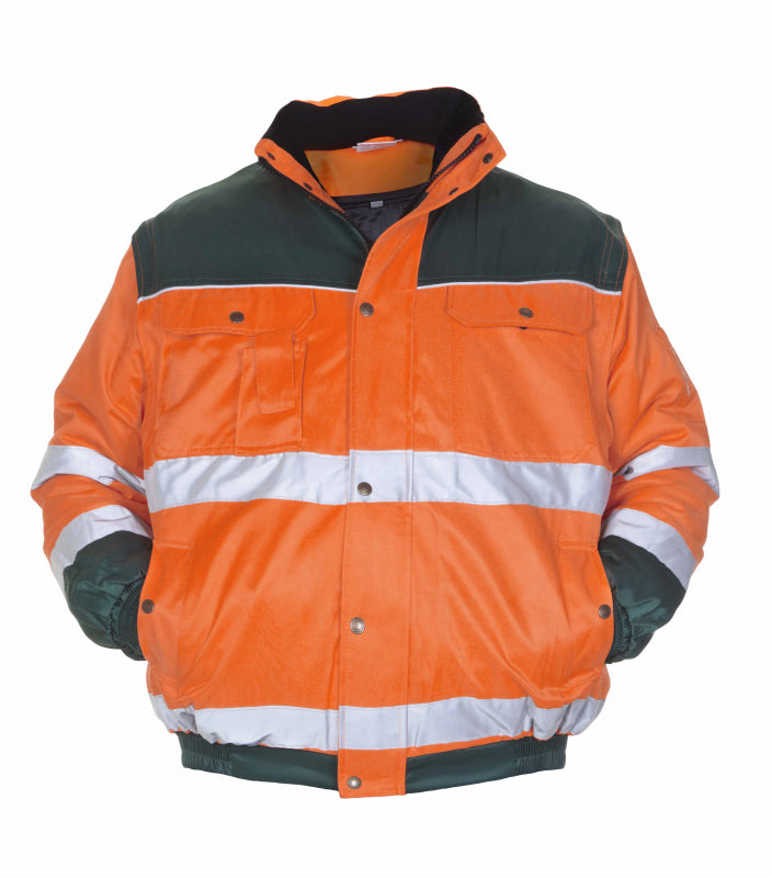 Hydrowear Beaver Hi-Vis 3 in 1 Pilotjack Leeds Fluo Oranje/Groen 047466