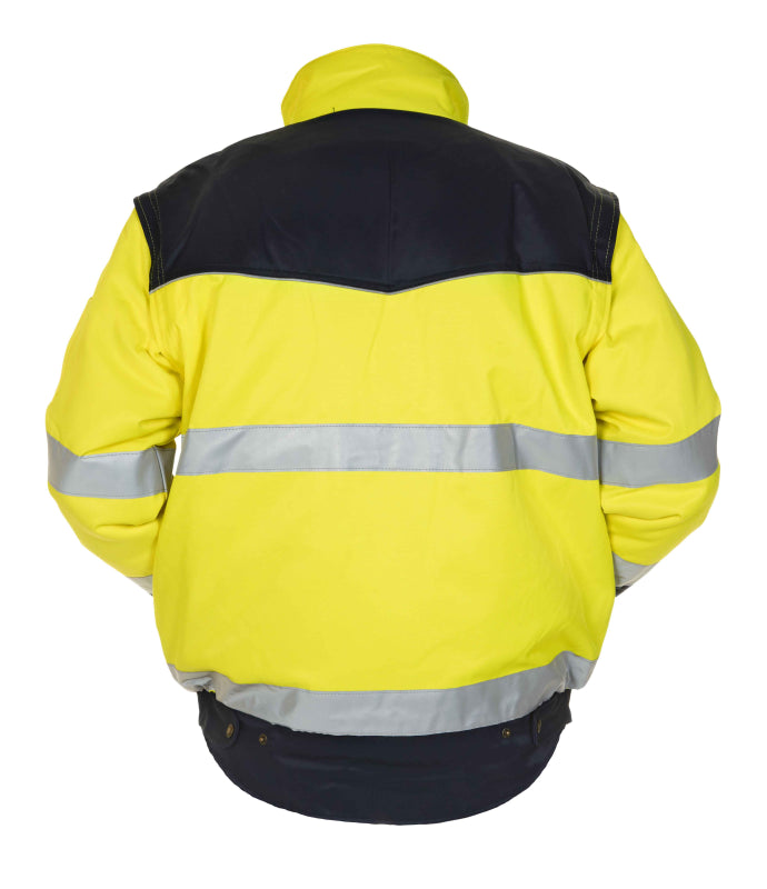 Hydrowear Beaver Hi-Vis 3 in 1 Pilotjack Luik Fluo Geel/Marine 047501