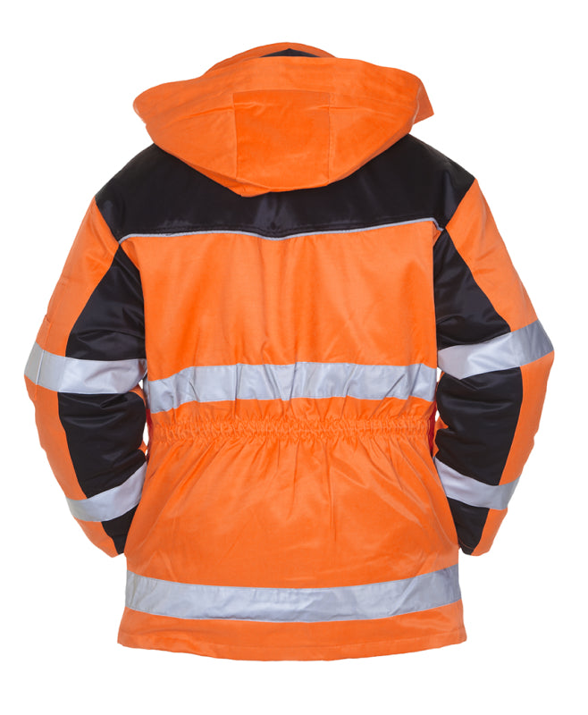 Hydrowear Beaver Hi-Vis Winterparka Heerlen Fluo Oranje/Zwart 046458