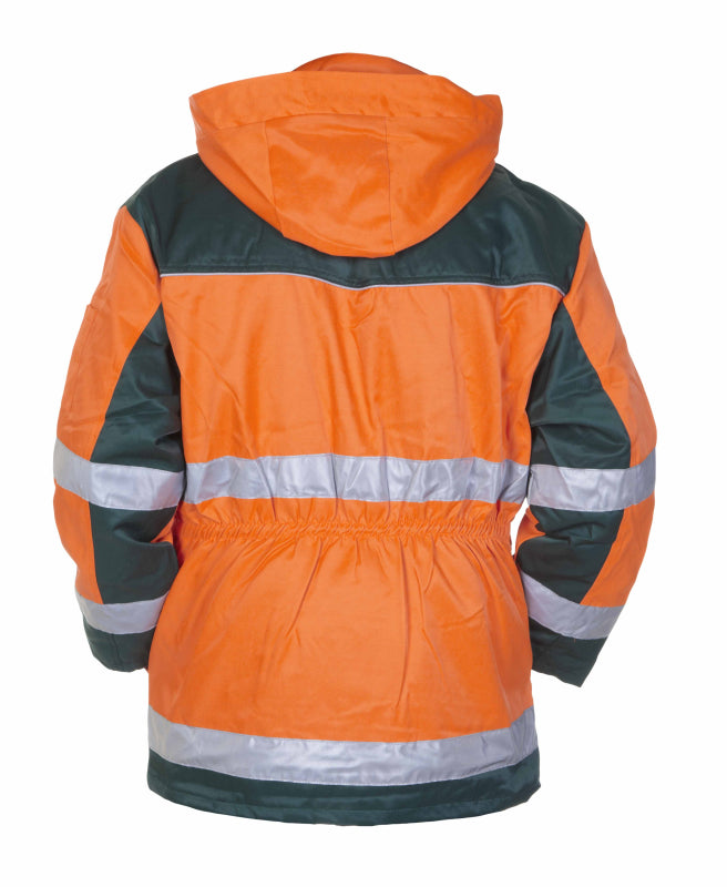 Hydrowear Beaver Hi-Vis Winterparka Lissabon Fluo Oranje/Groen 047500