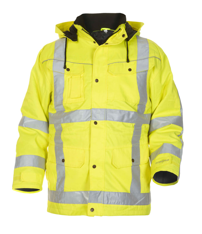 Hydrowear Beaver Hi-Vis Winterparka Lokeren Fluo Geel 046453