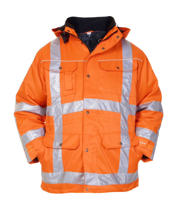 Hydrowear Beaver Hi-Vis Winterparka Lokeren Fluo Oranje 046463