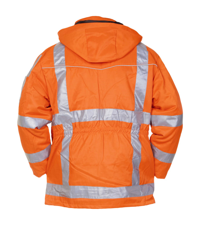 Hydrowear Beaver Hi-Vis Winterparka Lokeren Fluo Oranje 046463