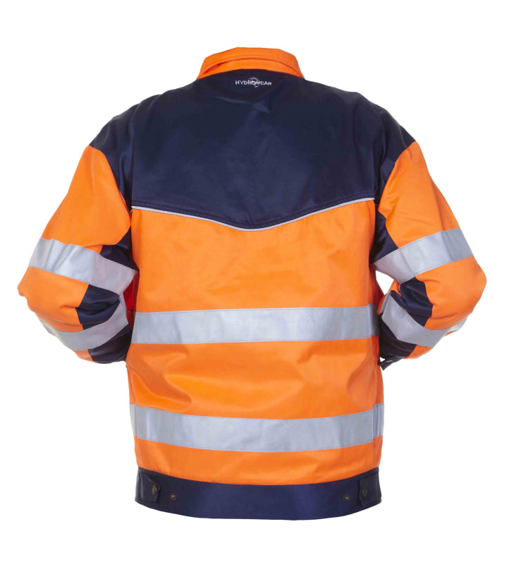 Hydrowear Beaver Hi-Vis Zomerjas Hengelo Fluo Oranje/Marine 044477