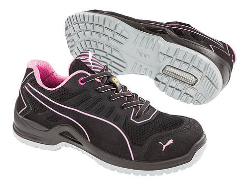 Puma Safety Fuse TC Laag 644110 S1P Zwart/Roze