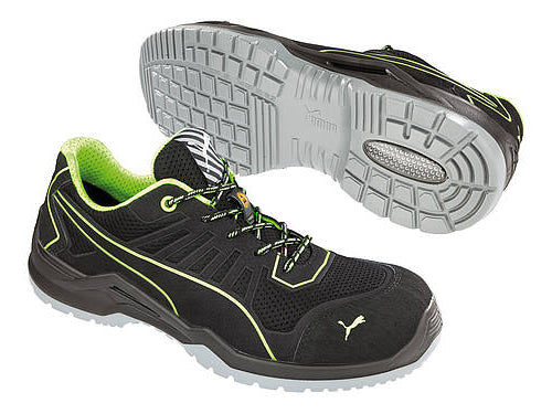 Puma Safety Fuse TC Laag 644210 S1P Zwart/Groen