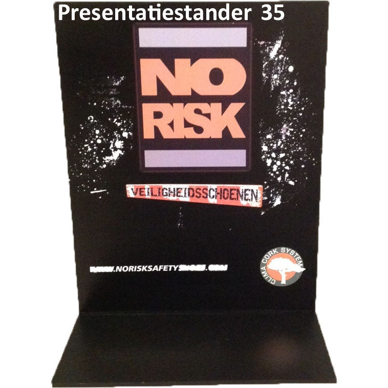 No Risk 1 Model Presentatiestander 35 Zwart