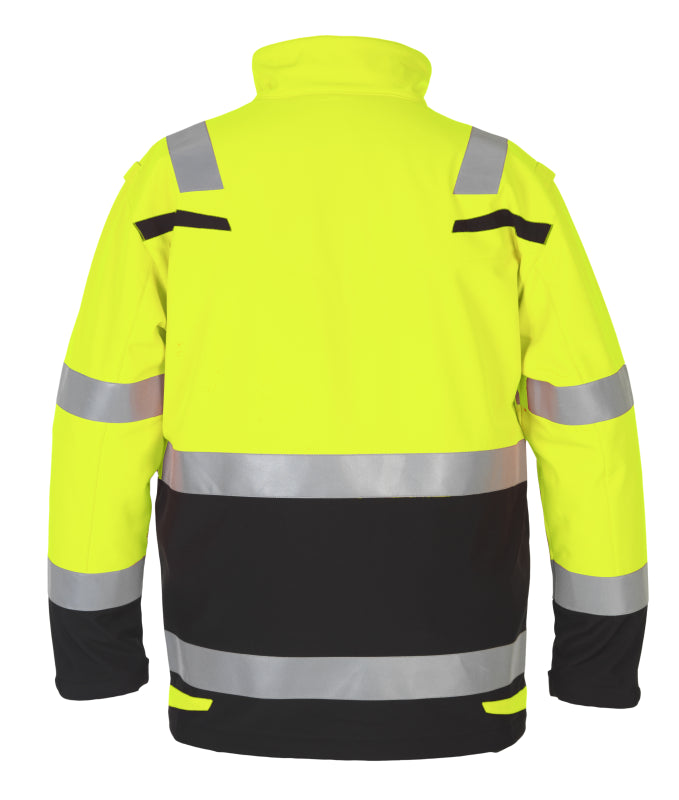 Hydrowear Multi Bodywear Softshell Jas Menorca Geel/Zwart 043639YB