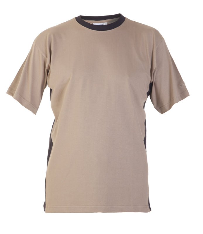 Hydrowear Bodywear T-Shirt Tricht Zwart/Khaki 04600