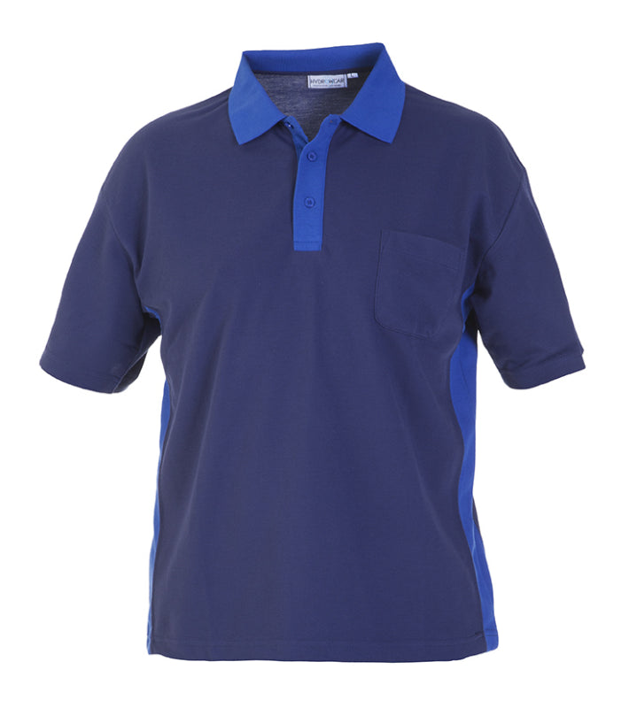 Hydrowear Bodywear Polo Shirt Tolbert Marine/Royal Blue 04502