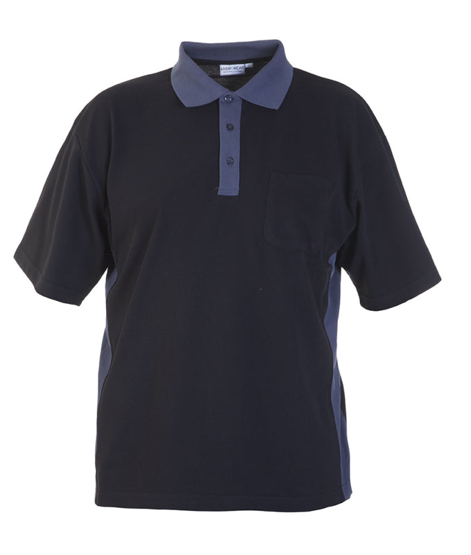 Hydrowear Bodywear Polo Shirt Tolbert Zwart/Grijs 04501