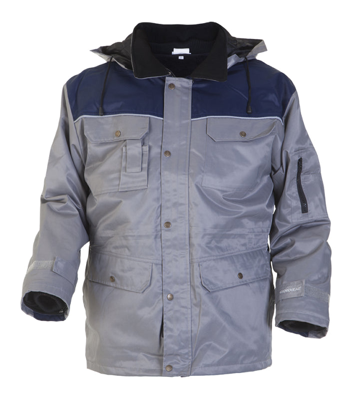 Hydrowear Beaver Parka Peest Grijs/Marine 041080