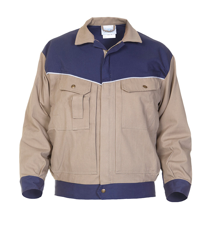 Hydrowear Image Korte Werkjas Parijs Khaki/Marine 041016