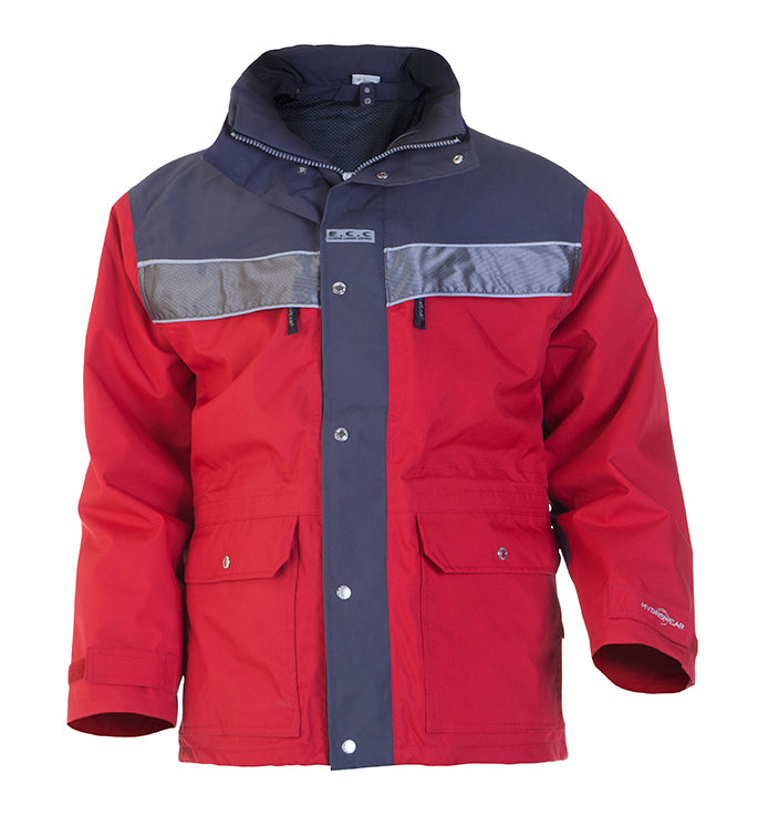 Hydrowear Simply No Sweat Parka Kiel Rood/Grijs 04026023P