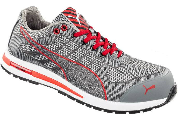 Puma Safety Xelerate Knit Laag 643070 S1P Grijs/Rood