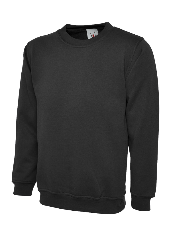 Uneek Classic Sweatshirt UC203 Zwart