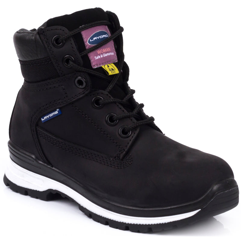 Lavoro Sneakers Hoog E10 1084.30 S3 Zwart