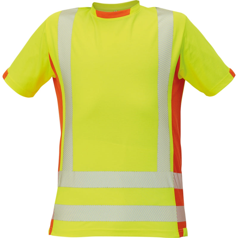 CRV Latton HV T-Shirt 03040112 Fluo Geel/Fluo Oranje